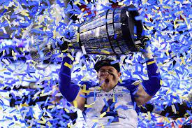 It's broken, but it's back home. Blue Bombers Upset Tiger Cats To Win First Grey Cup Title In 29 Years The Star