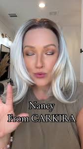 Discover the Stylish Nancy Blonde Bob Wig from Carkira