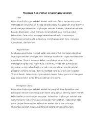 Hal ini dikarenakan sekolahku memiliki banyak sekali prestasi yang. Contoh Teks Eksposisi Tentang Lingkungan