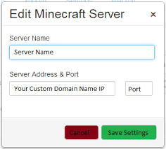 One of the most important jobs in technology is translating between computers and humans. Solved How Can I Put My Own Custom Ip Domain Name In The Minecraft Server Status