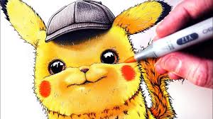 Let S Draw Detective Pikachu Pokemon Fan Art Pokemon Fan Art Art Drawings Beautiful Pikachu Drawing