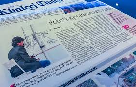 For more updates or sports live scores check here. Live Art With Robot At Gitex Technology Week Khaleej Times