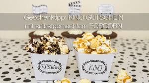 Gutscheine zum muttertag ausdrucken kostenlose vorlagen. Geschenktipp Diy Kino Gutschein Mit Popcorn