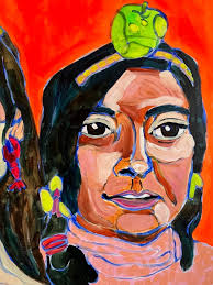 Two Artists Attend a Surrealist Holiday Party (Devon and Serena)" by Devon  Grimes