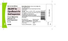 Ciprofloxacin Oral Suspension Fda Prescribing Information Side Effects And Uses