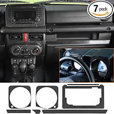 Despite having all the trappings of a vintage vehicle, the 2021 jimny—a 2020 carryover—still manages to be modern with plenty of contemporary embellishments including. Amazon Com Ztyckj Real Carbon Fiber Sticker For Suzuki Jimny 2019 2020 2021 Jb43 Jb64 Jb74 Interior Accessories Center Console Dashboard Display Navigation Screen Decorative Cover Trim Automotive