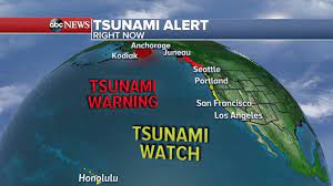 A tsunami warning system (tws) is used to detect tsunamis in advance and issue the warnings to prevent loss of life and damage to property. Massive Earthquake Off Coast Of Alaska Triggers Tsunami Warnings Abc News