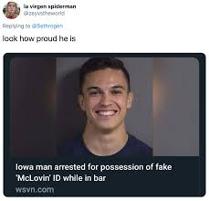 Explore dgv mclovin's (@dgv_mclovin) posts on pholder | see more posts from u/dgv_mclovin about sneakers, meme hunter and xiao mains. Mclovin Fake Id Reactions 2 Know Your Meme