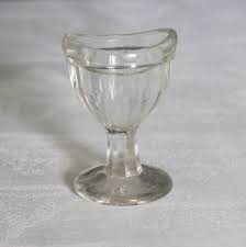 Antique Glass Eye Wash Cup Marked 13 G Antique Glass Glass Antiques