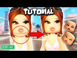 TUTORIAL CÓMO COLOCARNOS CARAS BONITAS EN BERRY AVENUE RP ROBLOX 2024  SOLUCIÓN GRATIS