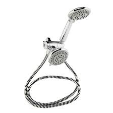 Uberhaus Hand Shower Combo 5 Settings Chrome Dss5011 Rona Rain Shower System Hand Shower Shower Diverter