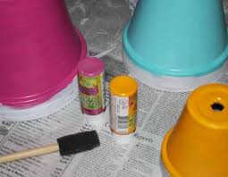 Plant pots add a great accent in any room, the pot will be a perfect addition to your home or garden! Painting Flower Pots Kids Craft