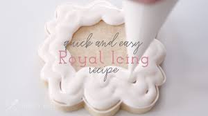 1 cup of confectioners sugar 2 teaspoons of corn syrup 2 teaspoons of milk 1/4 teaspoon vanilla extract food coloring of your choice zip . Quick And Easy Royal Icing Recipe Youtube