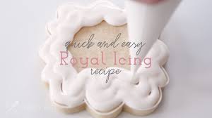 Remove the dough from the refrigerator and let stand at room temperature until just warm enough to roll out without cracking, about 10 minutes. Quick And Easy Royal Icing Recipe Youtube