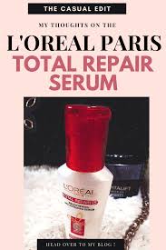 Similar to skin serums, those for hair are an absolute necessity. L Oreal Paris Repair Serum Hair Product Review Loreal Paris Loreal Hair Product Reviews
