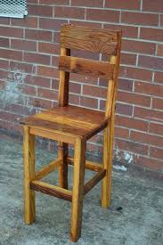 High Top Reclaimed Wood Chair Reclaimed Wood Chair Wood Chair Wood High Chairs