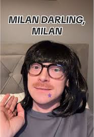 Influencer with Edna Wig Walking Through Sephora