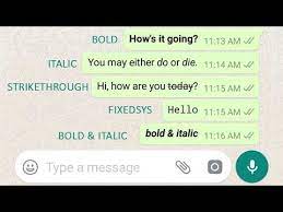 There Are Several Hidden Whatsapp Font Style Tricks Available Here You Can Learn How To Write Bold Italic Strikethrough Writing Word Sentences How To Text