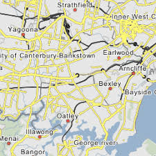 Note, map buttons to change the scale, that allows you to see the objects you: Georges River Council Greater Sydney