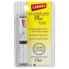 Carmex Moisture Plus Lip Balm Vanilla Spf 15 075 Oz 2 G Discontinued Item Lip Balm The Balm Carmex