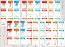 Taboo is a word, guessing, and party game published by parker brothers in 1989 (subsequently purchased by hasbro). Printable Summer Taboo Game Cards Instant Download Game For Etsy