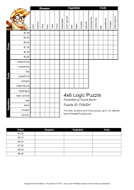 4x6 Logic Puzzle Logic Puzzles Play Online Or Print Pages 1 2 Flip Pdf Download Fliphtml5