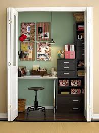 Small closet office space ideas. Genius Storage Ideas For Every Closet In Your Home Home Office Closet Home Home Office Decor
