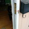 Our front doorbell button (to be replaced) has a white and black wire (see attached, tho maybe a bit hard to see). 1