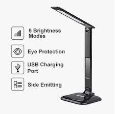 There is a lcd screen attached to the lamp to show you time, date and temperature or. Ledgle Table Lamp 8w Led Desk Lamp Lcd Screen 5v 1a Usb Charging Port 3 Lighting Mode 5 Level Dimmer Touch Control Led Desk Lamp Touch Control Usb Charging