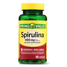 spring valley spirulina capsules 400