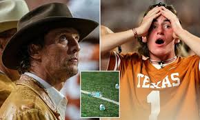Matthew McConaughey calls out his own Texas fans for throwing bottles in  Georgia loss: 'Clean that BS up'