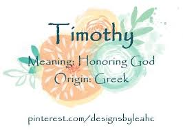 Timothy Baby Boy Names Boy Names Meaningful Baby Names