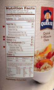 These are regular steel cut oats that takes about half an hour to cook. Quaker Oats Oatmeal Nutrition Facts Maple Brown Sugar