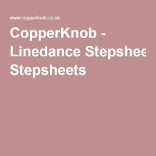 Copperknob Linedance Stepsheets Line Dancing Steps