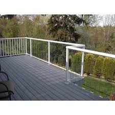 This system features a variety of different post options and sizes, balusters are available. Peak Aluminum Railing Deck Railing Systems Deck Railings The Home Depot