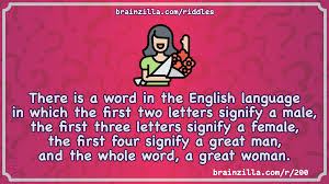 4 pics 1 word all daily puzzle answers youtube playlist: There Is A Word In The English Language In Which The First Two Letters Riddle Answer Brainzilla