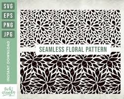 Download Seamless Floral Pattern Svg Bundle Svg Floral Pattern Svg Etsy In 2021 Floral Pattern Svg Flower Svg