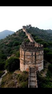 Narsinghgarh Fort Perched on a hill and ...