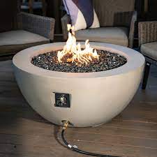 It is a fire pit that will offer durability and will stay in good form for very long. Faux Concrete Gas Fire Pit Costco
