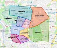 Mapa códigos postales, distritos y barrios del. 03 Vivir En Madrid Ied Madrid