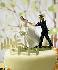 A Race To The Altar Couple Figurine Cake Topper Funny Wedding Cake Toppers Wedding Humor Wedding Cake Tops