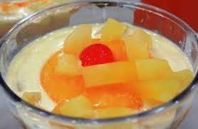Resepi Puding Buah Buahan Berkastad Food Malaysian Food Cheese Crackers