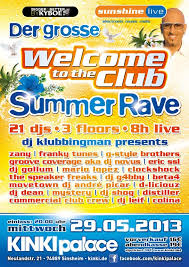 Welcome to the club (nat king cole album). Sunshine Live Welcome To The Club Summer Rave 2013