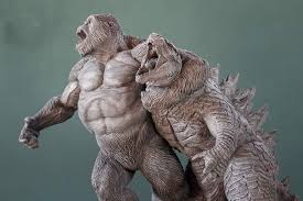 Monster concept art robot concept art creature concept art game concept art monster art creature design fantasy demon demon art fantasy monster. Godzilla Vs Kong Monster Brawl Sculpt Prototype Sees Kong Headlock Godzilla