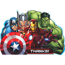 5 out of 5 stars. To Do S The Ultimate Party Store Avengers Thank You Cards