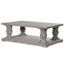 The new pottery barn pool table in a grey wash finish! Chunky Column Coffee Table