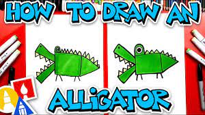 The circles don't have to be perfect. How To Draw An Alligator Youtube