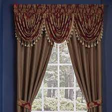 Croscill Classics Sebastian Rod Pocket Waterfall Valance Tuscan Kitchen Waterfall Valance Mediterranean Home Decor