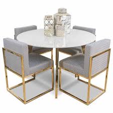 Introducing Our Luxurious Kensington Round Dining Table Featuring A Shiny Brass X Leg Frame And A Round Gold Dining Room Round Dining Table Dining Table Gold
