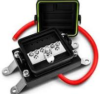 Waterproof Positive/Ground Power Distribution Terminal Block Battery Bus Bar